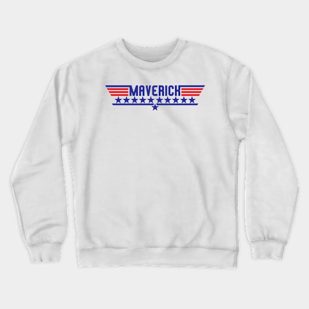 Top Gun Maverick Text Crewneck Sweatshirt by Angel arts